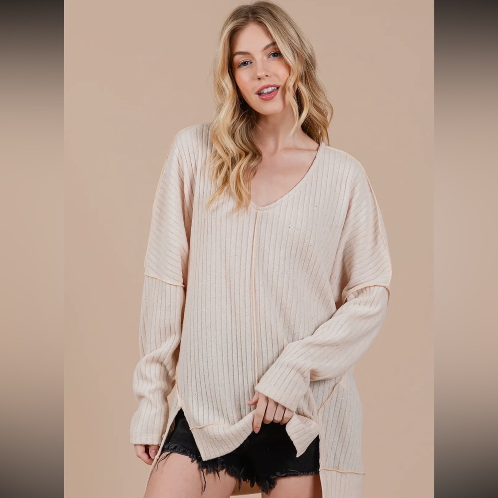 Solid Oversized Fit Knit